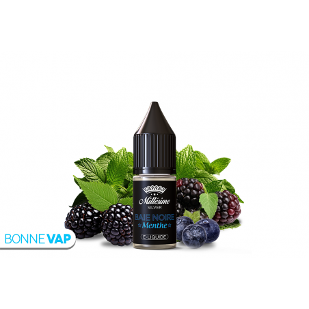 E liquide Baie noire menthe Millésime 10ml