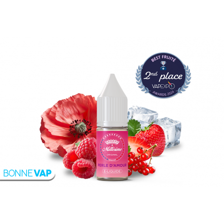 E liquide Perle d'amour aux sels de nicotine Millésime 10ml