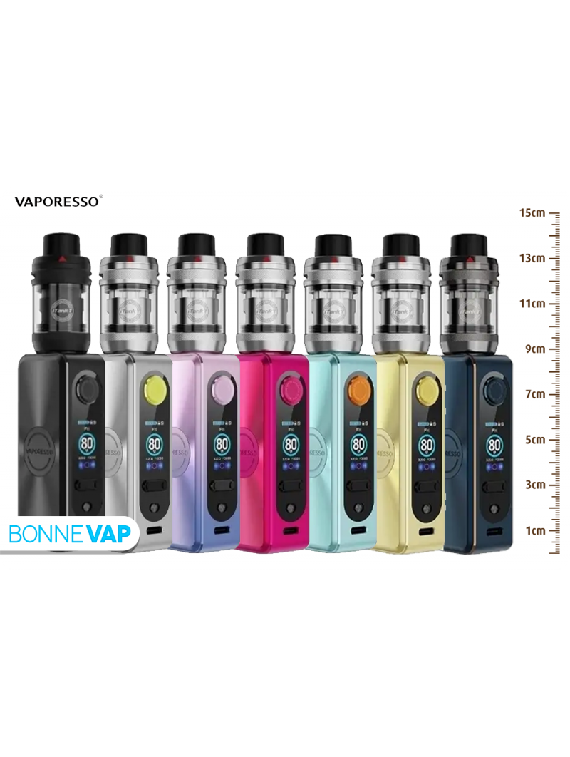 Kit cigarette électronique GEN SE80 de vaporesso tous coloris