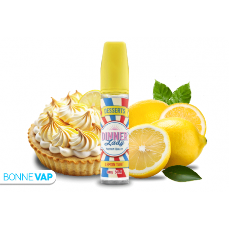 E liquide Lemon Tart Dinner Lady 50ml