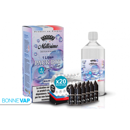 PACK DIY 4MG 1L MILLESIME 50/50