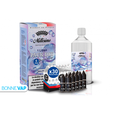 PACK DIY 6MG 1L MILLESIME 50/50