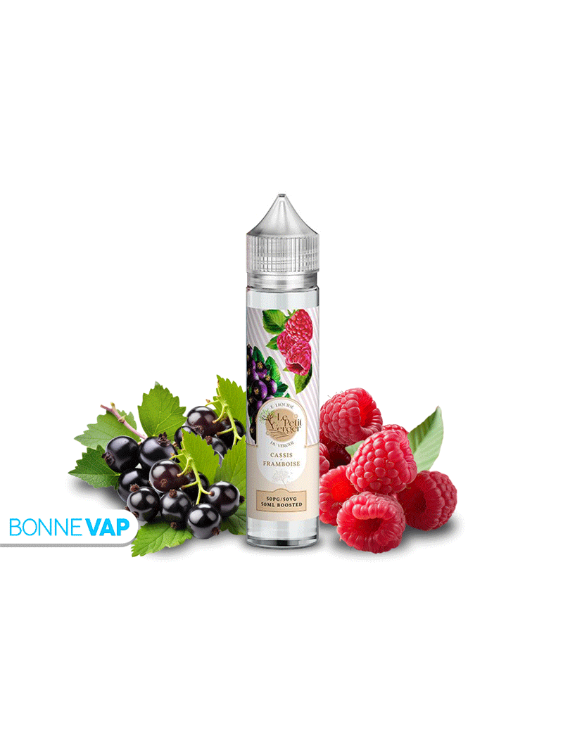 E liquide Cassis Framboise Le Petit Verger en 50ml