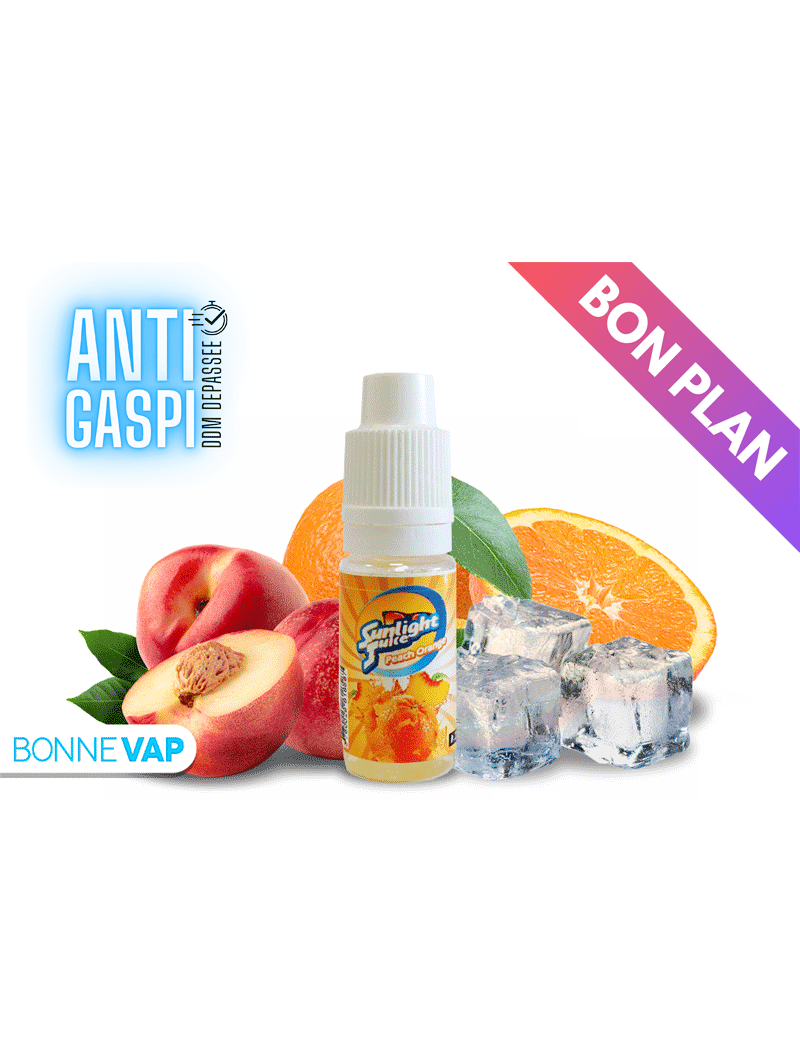 Concentré peach orange de chez sunlight, 10ml, en ddm dépassée