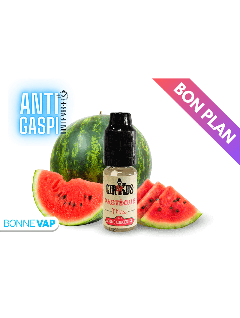 Concentré Pastèque Mix de chez Cirkus en 10ml, DDM Dépassée