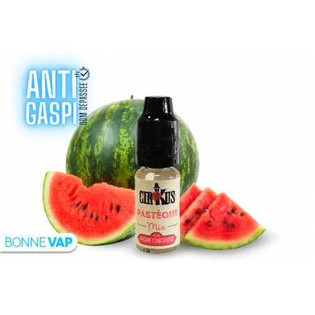 Concentré Pastèque Mix de chez Cirkus en 10ml, DDM Dépassée Concentré Pastèque Mix de chez Cirkus en 10ml, DDM Dépassée
