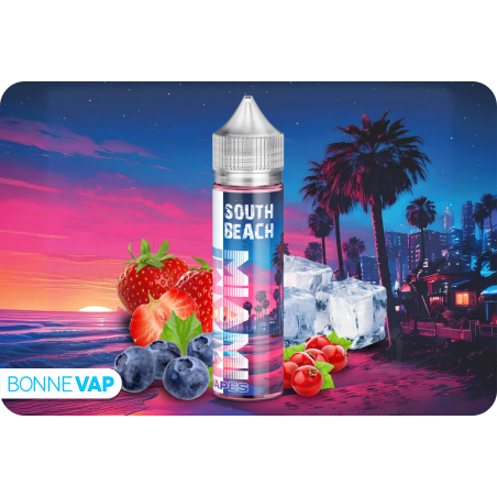 E liquide South Beach de la gamme MIAMI VAPES de chez Millésime en 50ml