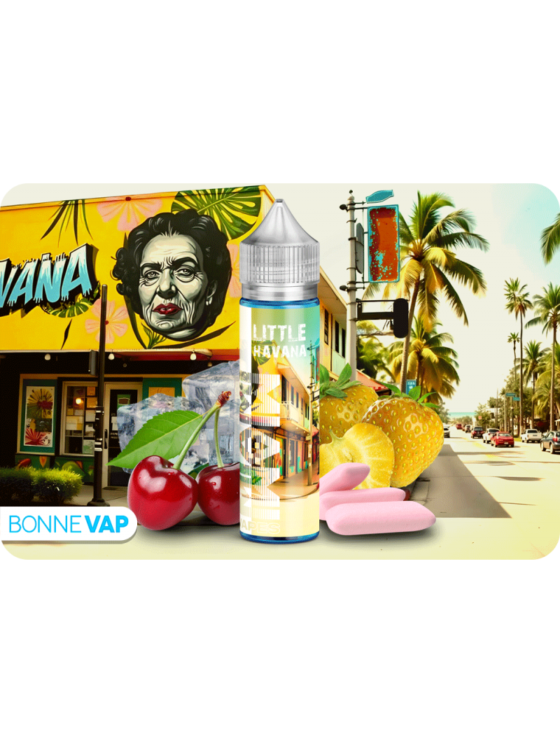 E liquide Little Havana de la gamme MIAMI VAPES de chez Millésime en 50ml