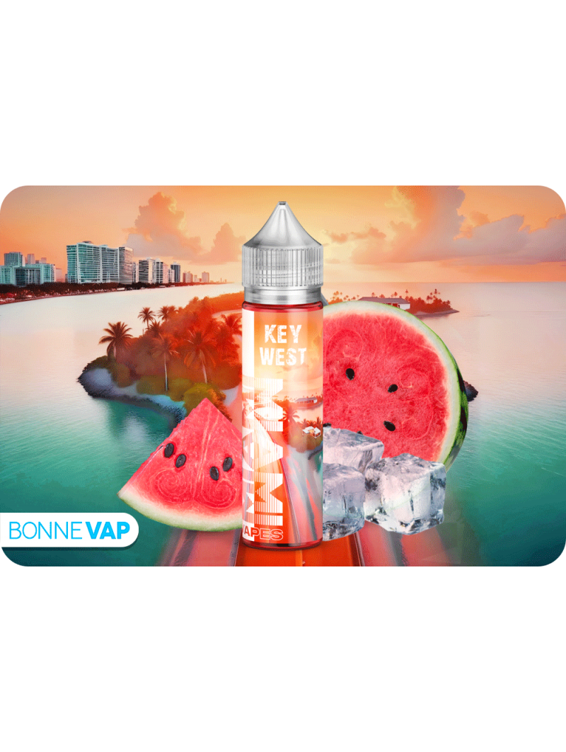 E liquide Key West de la gamme MIAMI VAPES de chez Millésime en 50ml