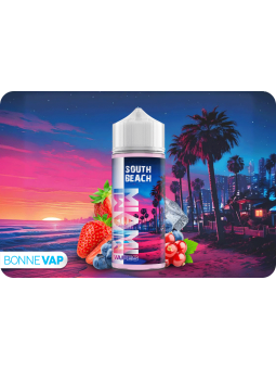 E liquide South Beach de la gamme MIAMI VAPES de chez Millésime en 100ml