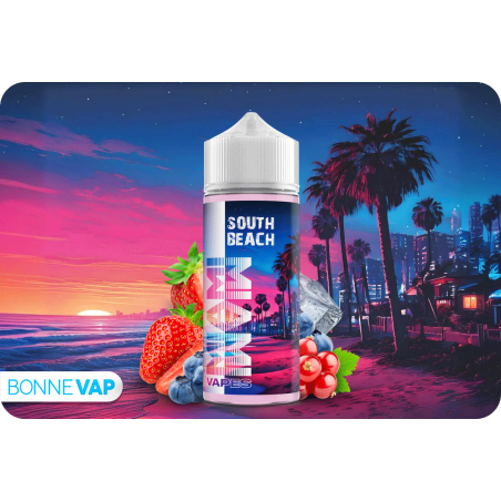 E liquide South Beach de la gamme MIAMI VAPES de chez Millésime en 100ml