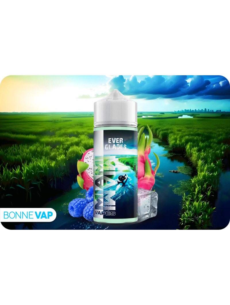 E liquide Ever Glades de la gamme MIAMI VAPES de chez Millésime en 100ml