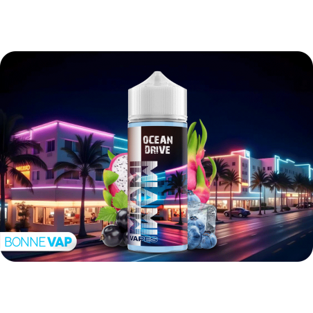 E liquide Ocean Drive de la gamme MIAMI VAPES de chez Millésime en 100ml