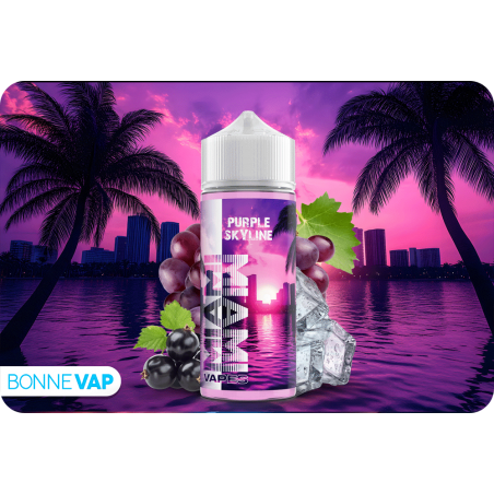 E liquide Purple Havana de la gamme MIAMI VAPES de chez Millésime en 100ml