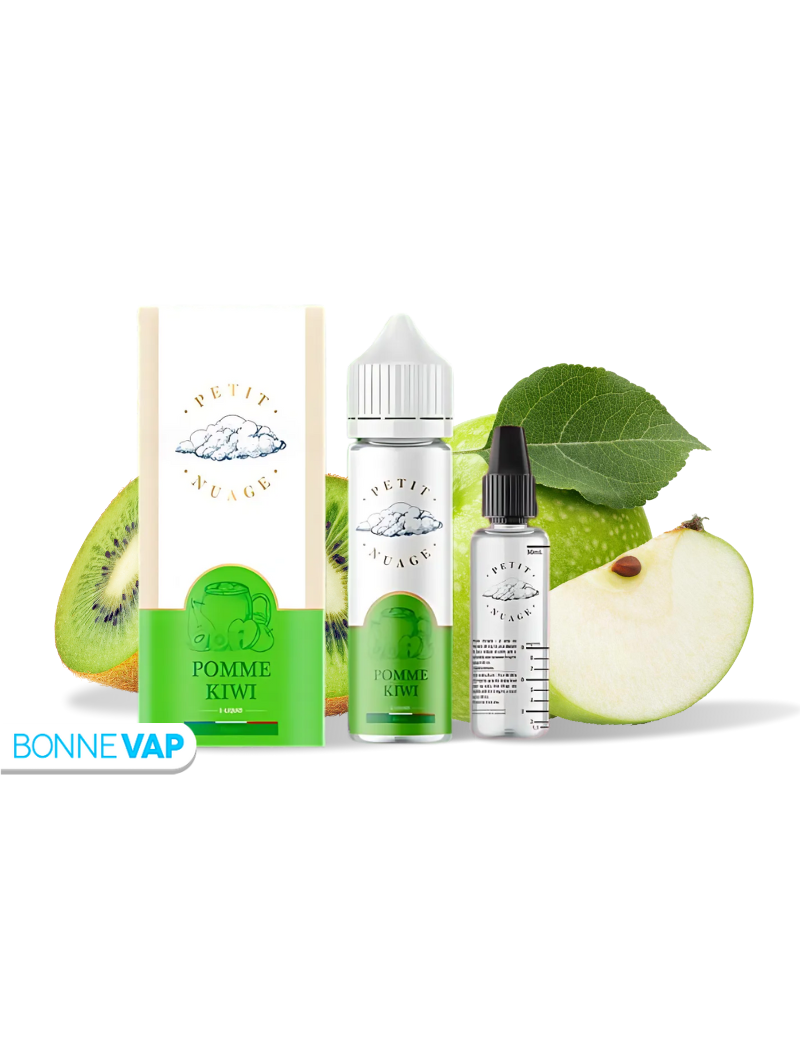 E-liquide Pomme Kiwi de chez petit nuage en 60ml