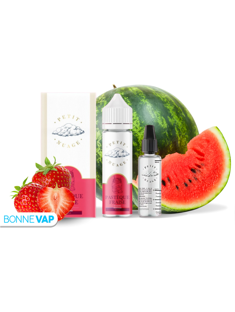 E-liquide Pastèque fraise de chez petit nuage en 60ml
