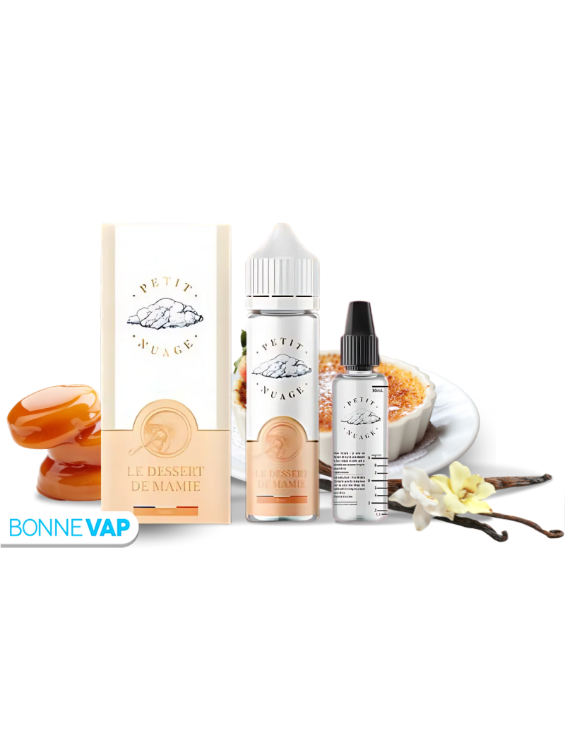 E-liquide Le Dessert de Mamie de chez petit nuage en 60ml