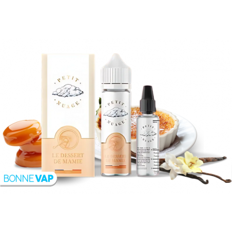 E-liquide Le Dessert de Mamie de chez petit nuage en 60ml