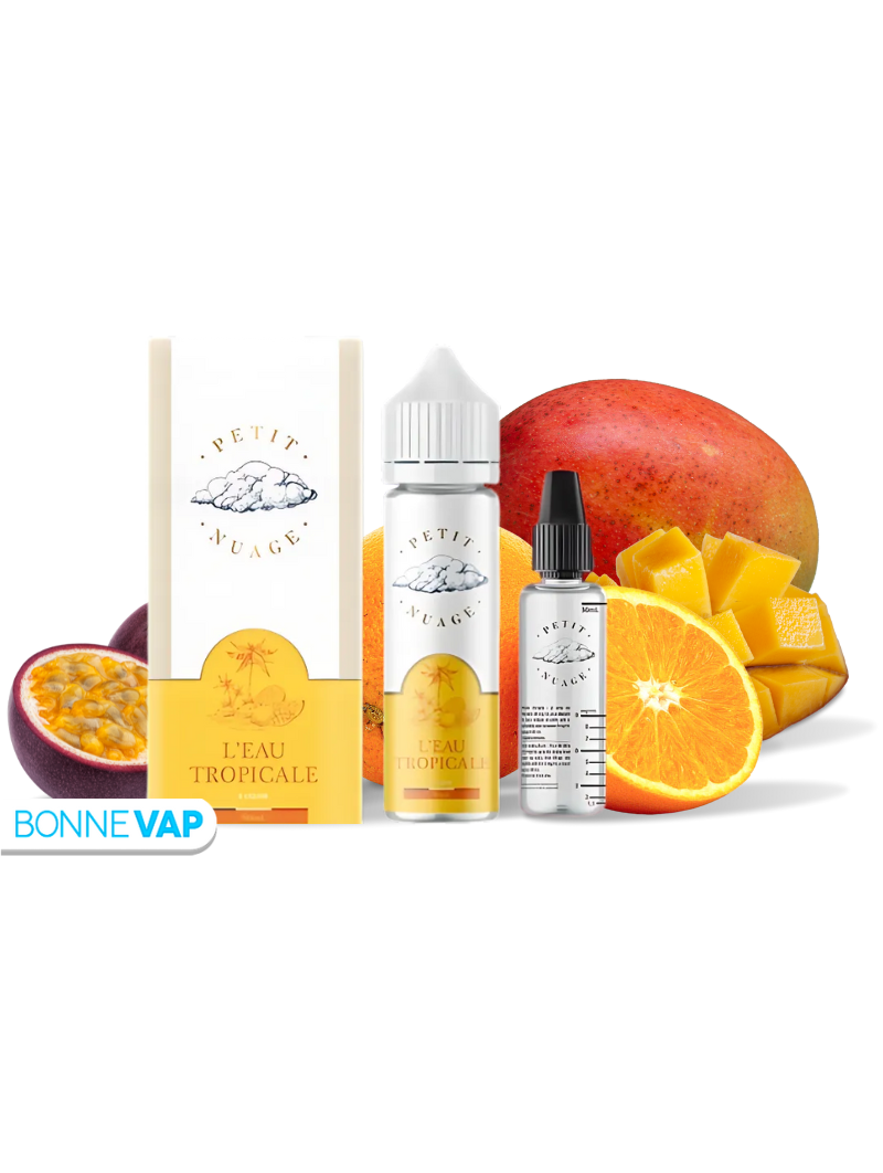 E-liquide L'Eau Tropical de chez petit nuage en 60ml