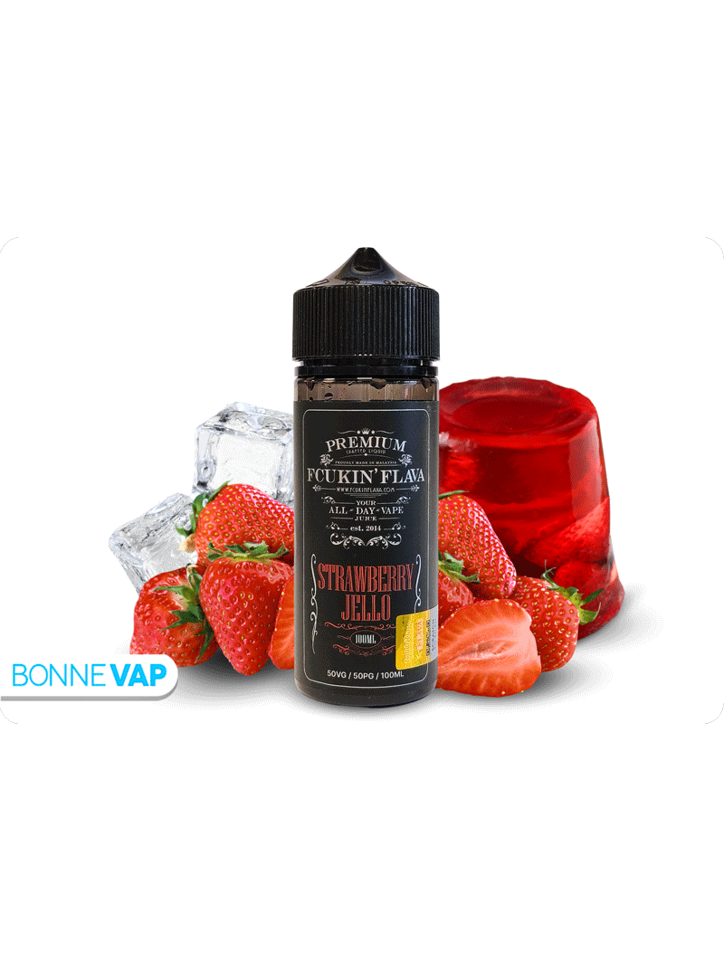 E-liquide strawberry jello de fuckin flava en 100ml