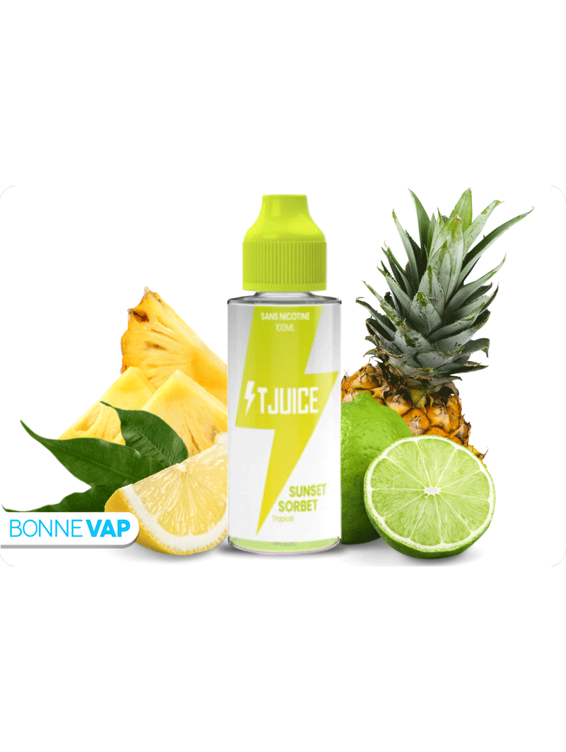 E-liquide Sunset Sorbet de chez T-juice en 100ml.