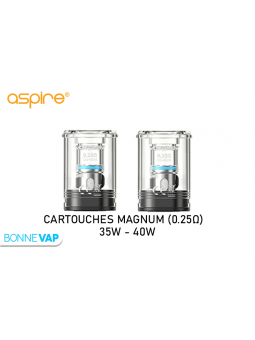 Cartouches Magnum de chez Aspire
