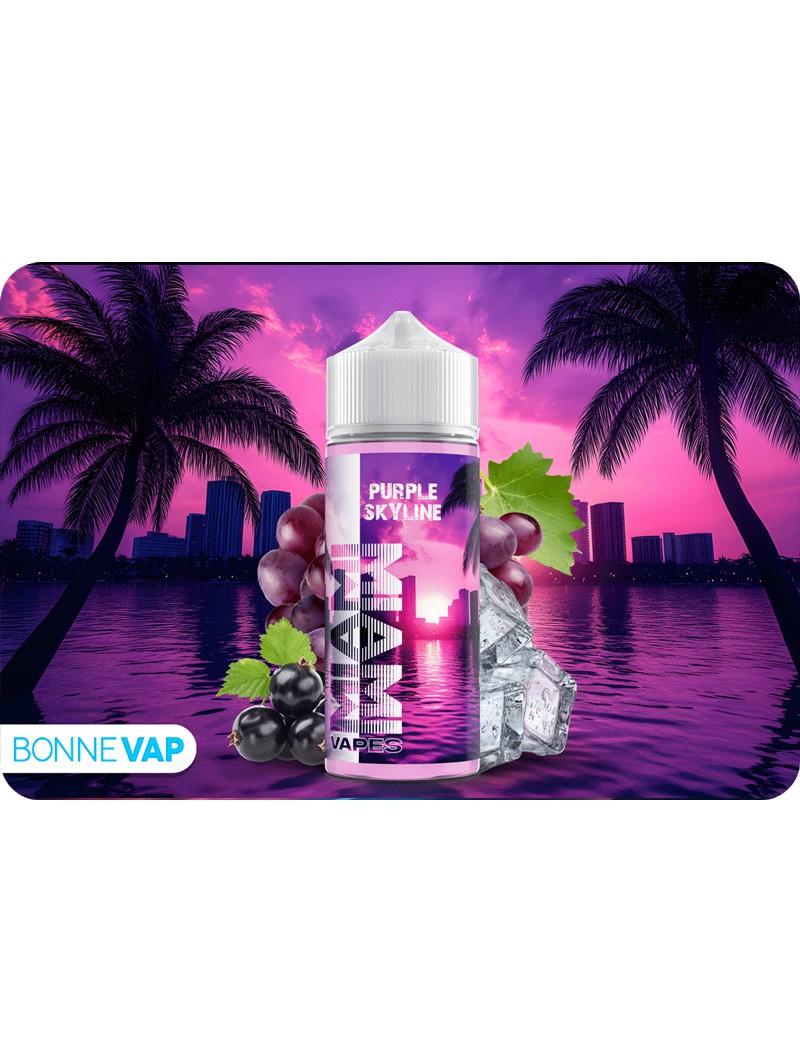 E liquide Purple Havana Miami Vapes 100ml