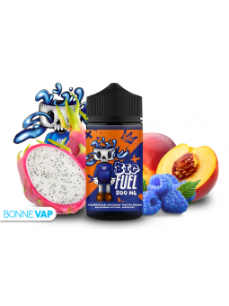 E liquide Framboise Bleue - Nectarine - Fruit du Dragon Big Fuel 200ml