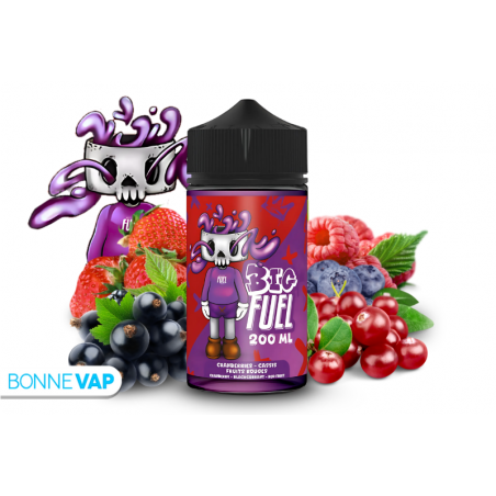 E liquide Cranberries Cassis Fruits Rouges Big Fuel 200ml