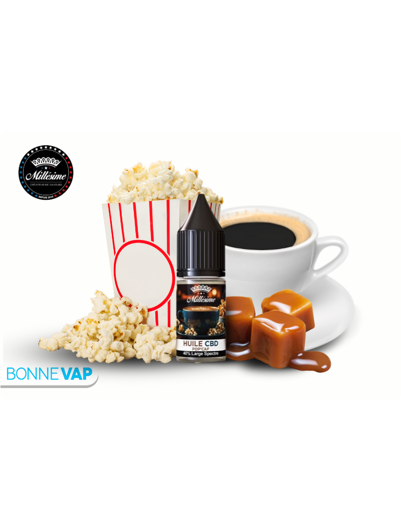 Huile CBD 40% Pop Caf Millésime