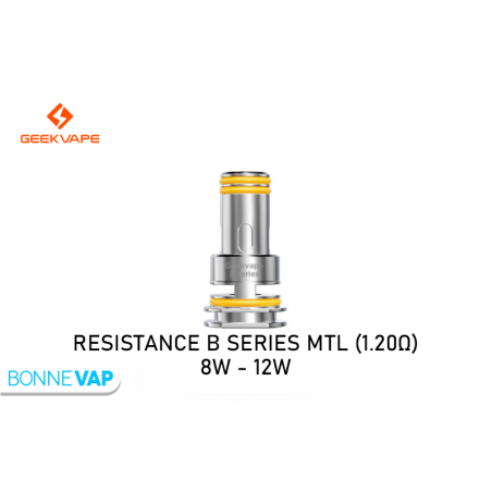 Résistances B Séries MTL GEEKVAPE Résistances B Séries MTL GEEKVAPE