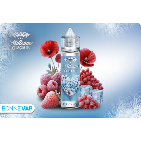 E liquide Perle D'amour Millésime Glaciale 50ml E liquide Perle D'amour Millésime Glaciale 50ml