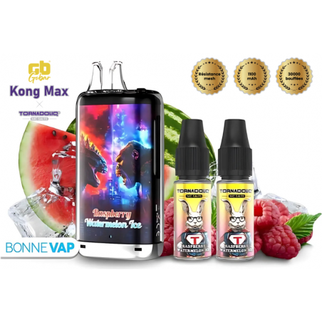 PUFF KONG MAX FRAMBOISE PASTEQUE GLACEE | 30 000