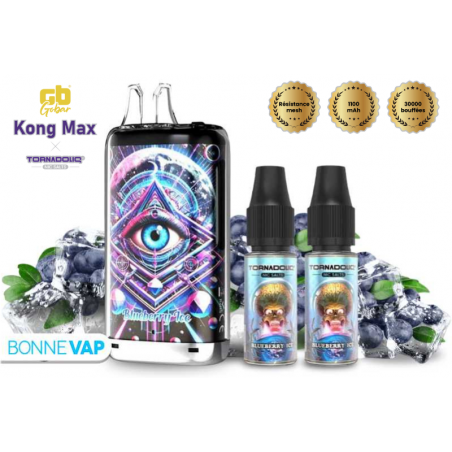 PUFF KONG MAX MYRTILLE GLACEE | 30 000