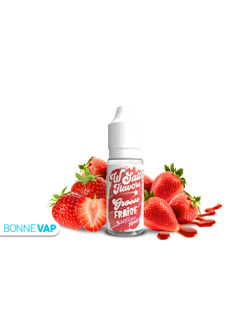 E liquide Grosse Fraise  Wsalt by Liquideo 10ml | Sels de Nicotine