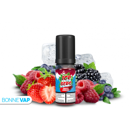 E liquide Fruits Rouges Ice Berg 10ml | Sels de Nicotine