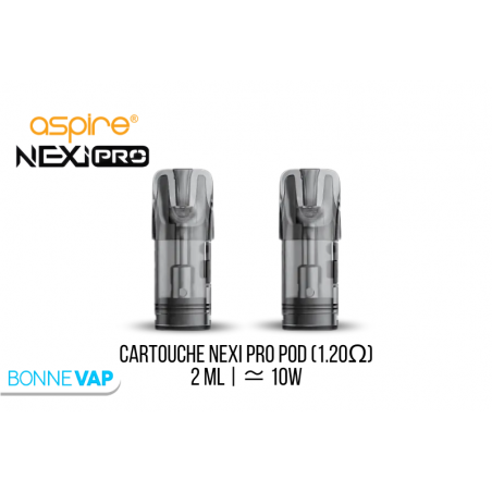 CARTOUCHES NEXI PRO POD ASPIRE CARTOUCHES NEXI PRO POD ASPIRE