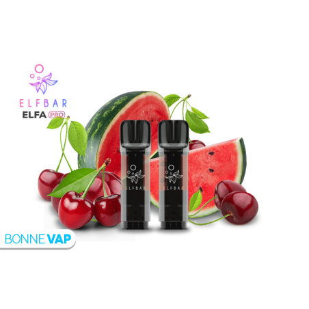 Cartouches ELFA PRO Cerise Pastèque | ELFBAR