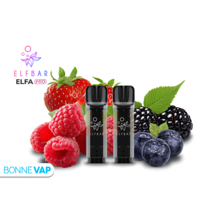 Cartouches ELFA PRO Fruits Rouges | ELFBAR
