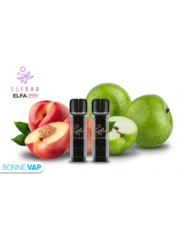 Cartouches ELFA PRO Pomme Pêche | ELFBAR