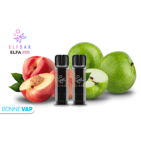 Cartouches ELFA PRO Pomme Pêche | ELFBAR