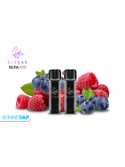 Cartouches ELFA PRO Myrtille Framboise Acidulée | ELFBAR