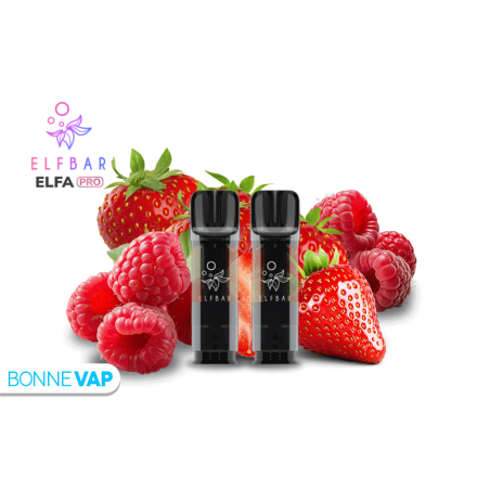 Cartouches ELFA PRO Fraise Framboise | ELFBAR