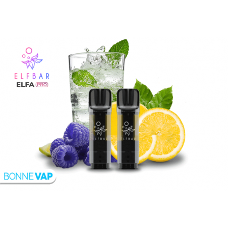 Cartouches Limonade Framboise Bleue | ELFA PRO