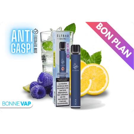 Kit ELFA PRO Limonade Framboise Bleue | ELFBAR (DDM Dépassée)