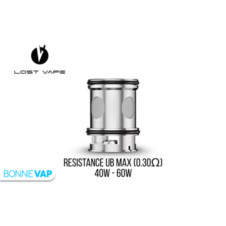 Résistances UB MAX | LOST VAPE