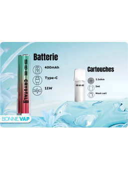 Cartouche Myrtille Framboise Acidulée | SKE CRYSTAL