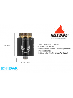 Dripper Dead Rabbit 3 RDA | HELLVAPE (J Edition)