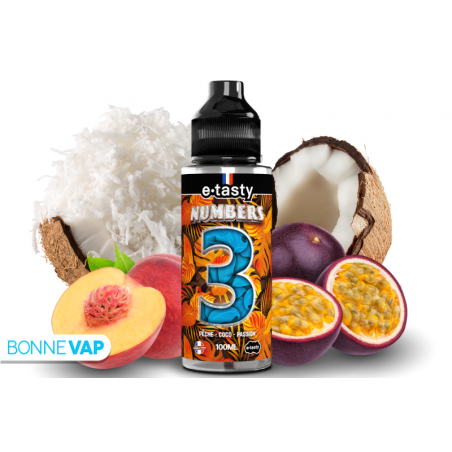 E-liquide Numbers 3 100ml | E.ETASTY E-liquide Numbers 3 100ml | E.ETASTY