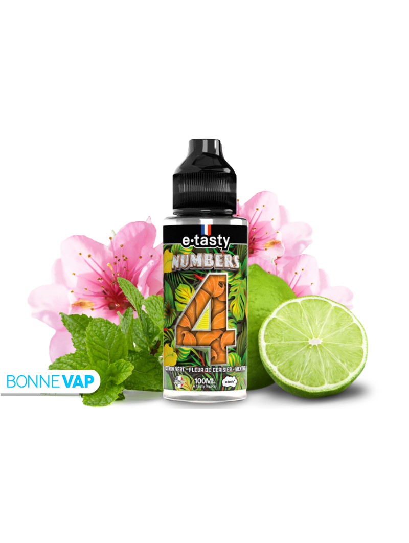 E-liquide Numbers 4 100ml | E.TASTY